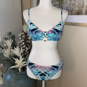 Very cute colorful swimsuit with Swarovski elements